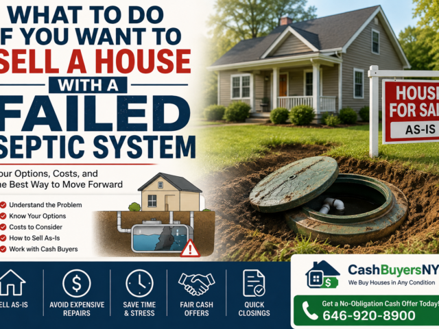 What to Do If You Want to Sell a House With a Failed Septic System